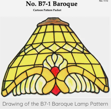 New Project! Tiffany-Style Lamp B7-1 Baroque