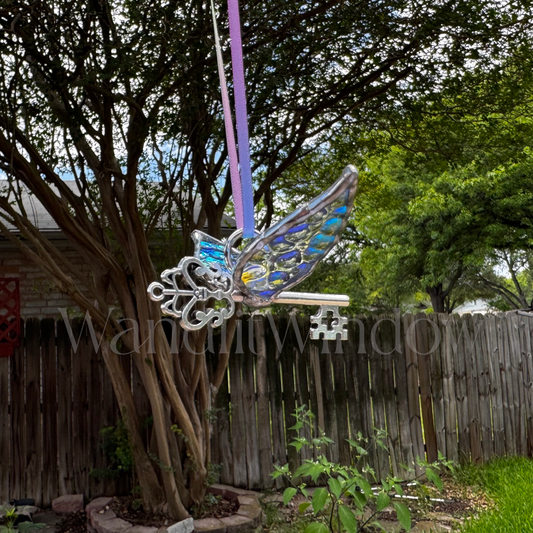 Dichroic Glass-Winged Key (2.25 x 3.00)
